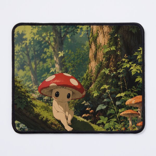 Item preview, Cottage Core Mushroom Forest Spirit designed and sold by bapupa.