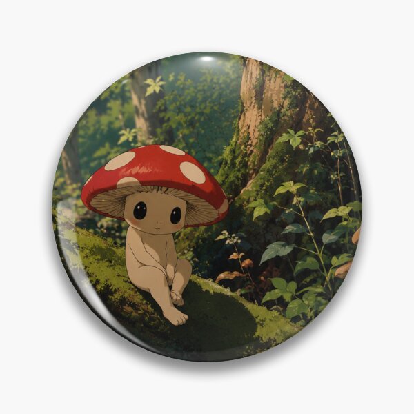 Item preview, Cottage Core Mushroom Forest Spirit designed and sold by bapupa.