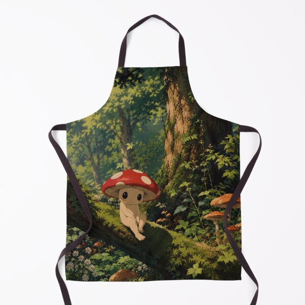 Item preview, Cottage Core Mushroom Forest Spirit designed and sold by bapupa.