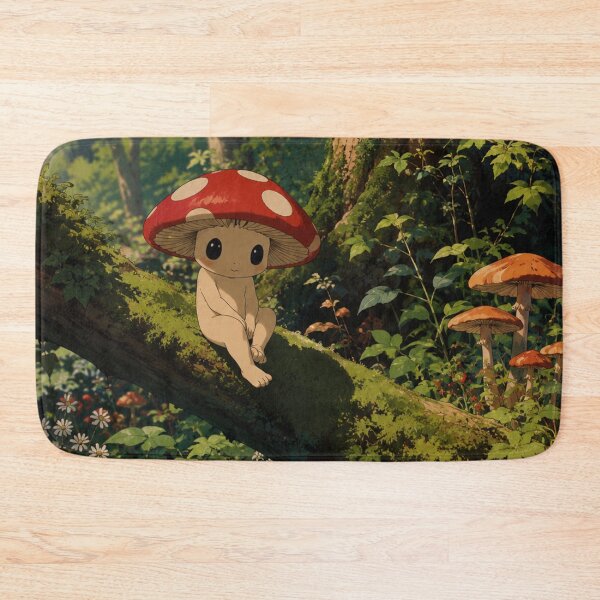 Item preview, Cottage Core Mushroom Forest Spirit designed and sold by bapupa.