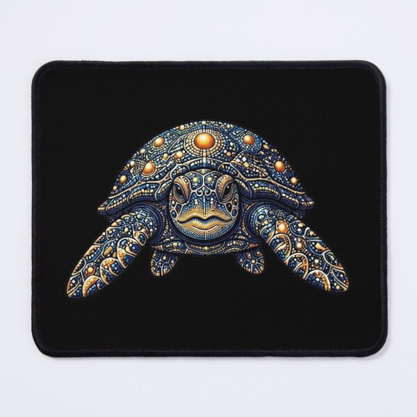 Item preview, Cute Sea Turtle Portrait | Ocean Galaxy Artwork designed and sold by Zaru Art Studio.