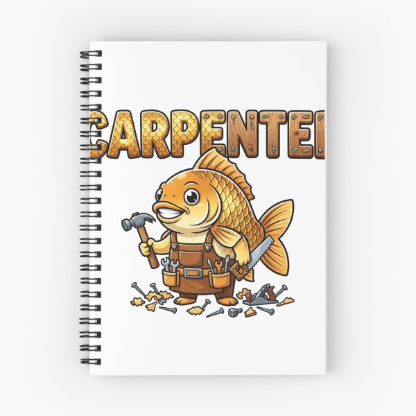 Item preview, CARPenter Carpenter Fish Wordplay Sticker designed and sold by Imaginarium of Chaos falcon88 .
