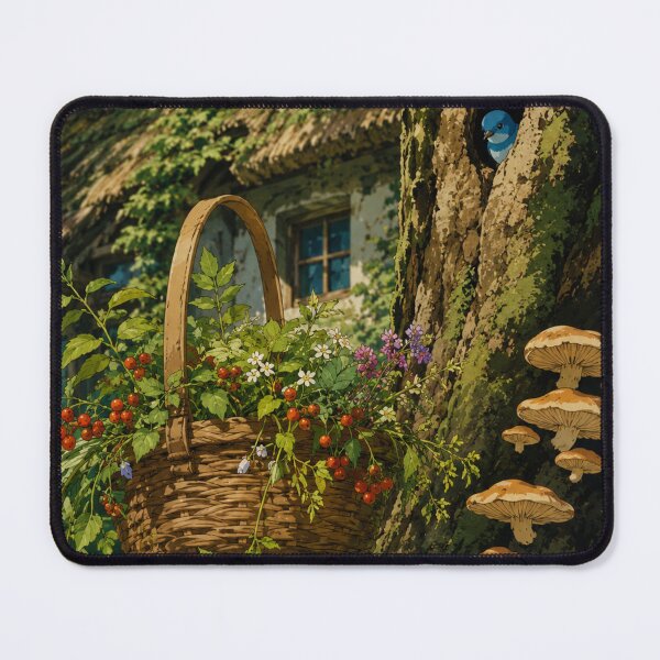 Item preview, Cottage Core Woodland Forager Basket designed and sold by bapupa.