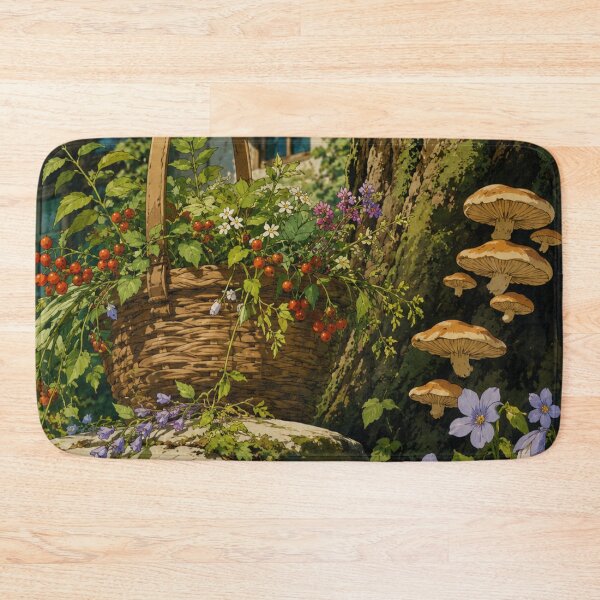 Item preview, Cottage Core Woodland Forager Basket designed and sold by bapupa.