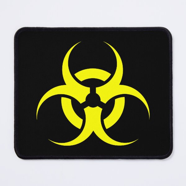 Item preview, Yellow biohazard sign designed and sold by pattern-archive.