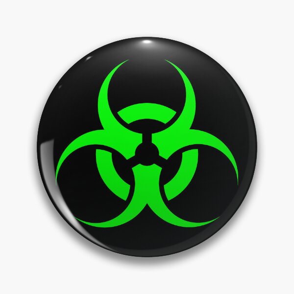 Item preview, Lime Biohazard Warning Sign Alternative Symbol designed and sold by pattern-archive.