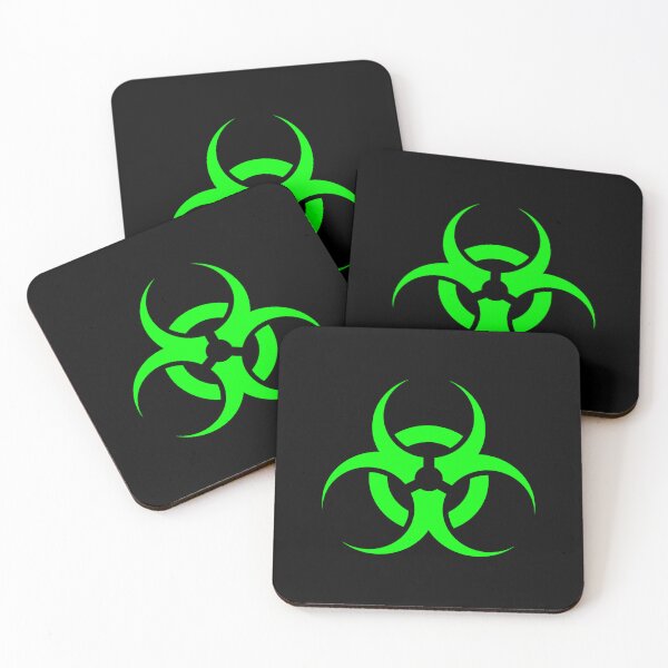 Item preview, Lime Biohazard Warning Sign Alternative Symbol designed and sold by pattern-archive.