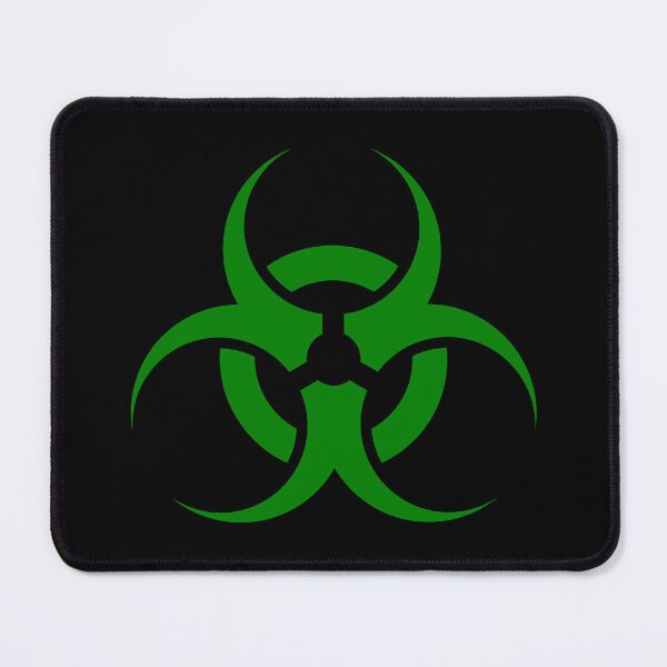 Item preview, Green biohazard sign designed and sold by pattern-archive.