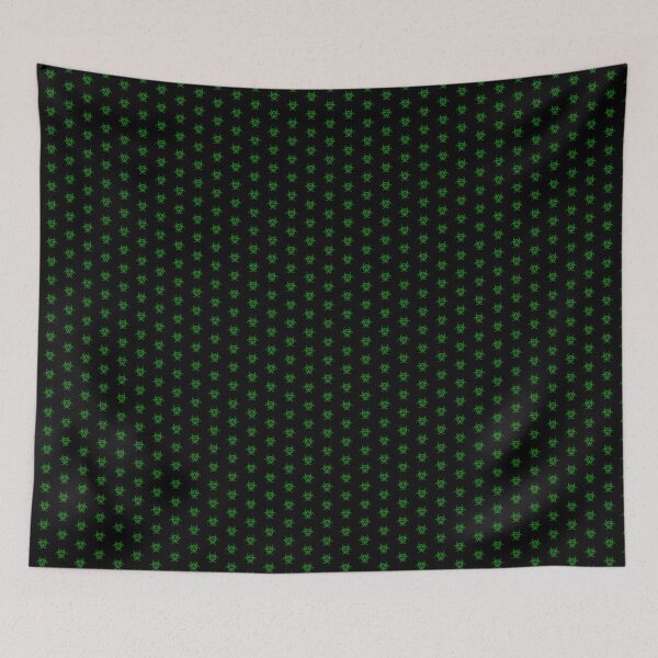 Item preview, Green biohazard sign designed and sold by pattern-archive.