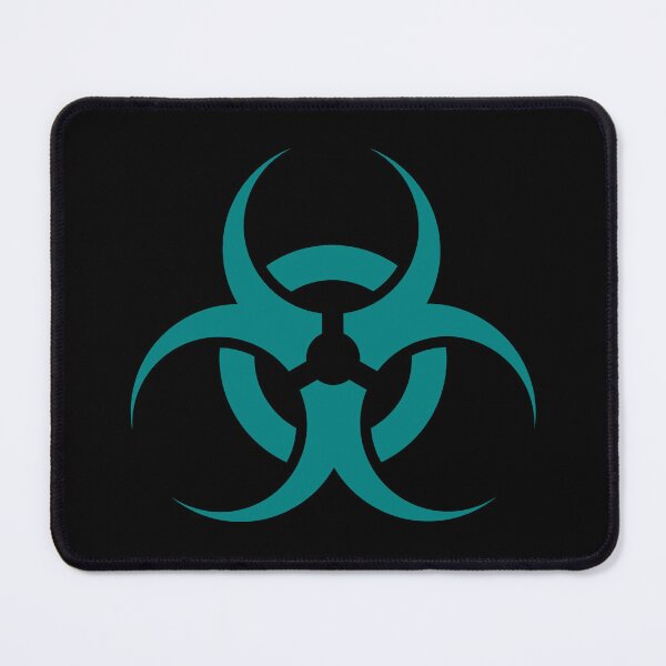 Item preview, Teal Biohazard Warning Sign Alternative Symbol designed and sold by pattern-archive.