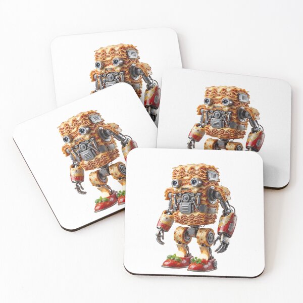 Item preview, Lasagna Robot Futuristic Food Cyborg Art designed and sold by Sem_Bregs.