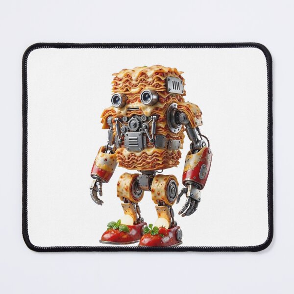 Item preview, Lasagna Robot Futuristic Food Cyborg Art designed and sold by Sem_Bregs.