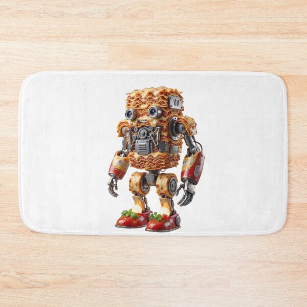 Item preview, Lasagna Robot Futuristic Food Cyborg Art designed and sold by Sem_Bregs.