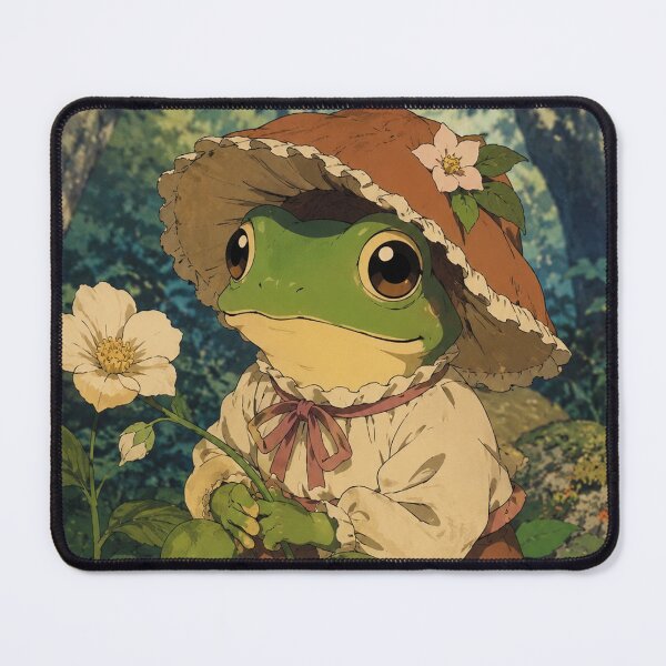 Item preview, Cottage Frog With Flower designed and sold by bapupa.