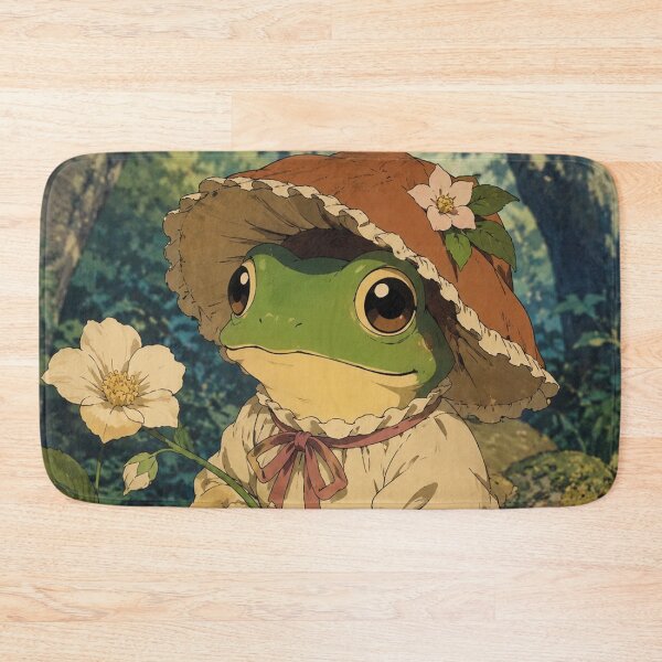 Item preview, Cottage Frog With Flower designed and sold by bapupa.