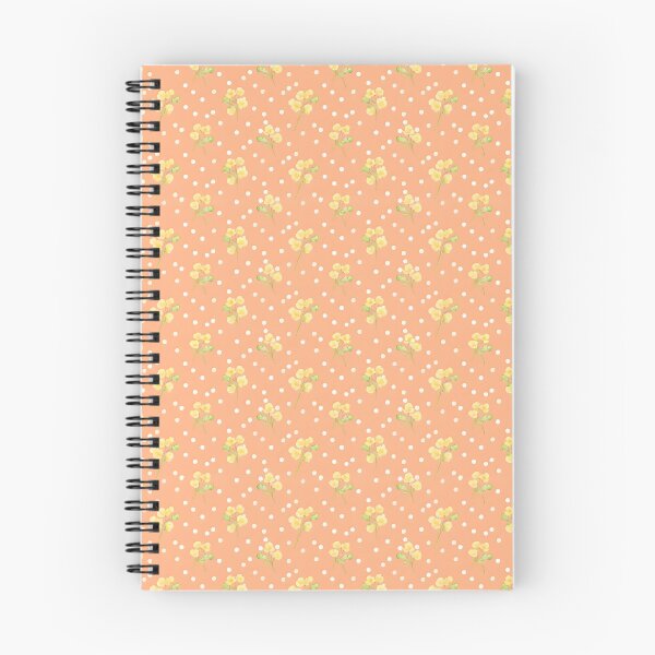 Item preview, Soft Peach Floral Polka Dots designed and sold by Reinvented Decors.
