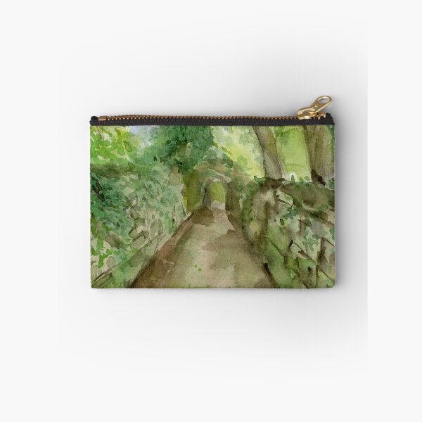 Item preview, Path in the Woods Sintra Watercolor Painting — Portugal Forest Art designed and sold by watercolorbytelma.