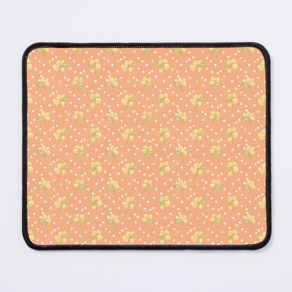 Item preview, Soft Peach Floral Polka Dots designed and sold by Reinvented Decors.