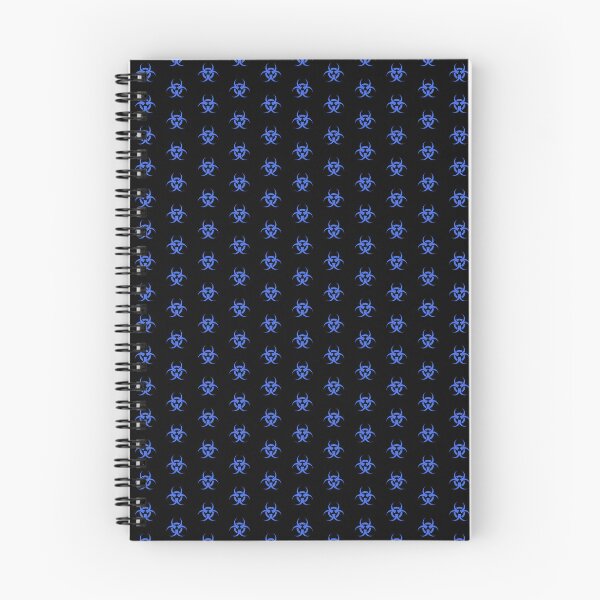 Item preview, Royal Blue Biohazard Warning Sign Alternative Symbol designed and sold by pattern-archive.