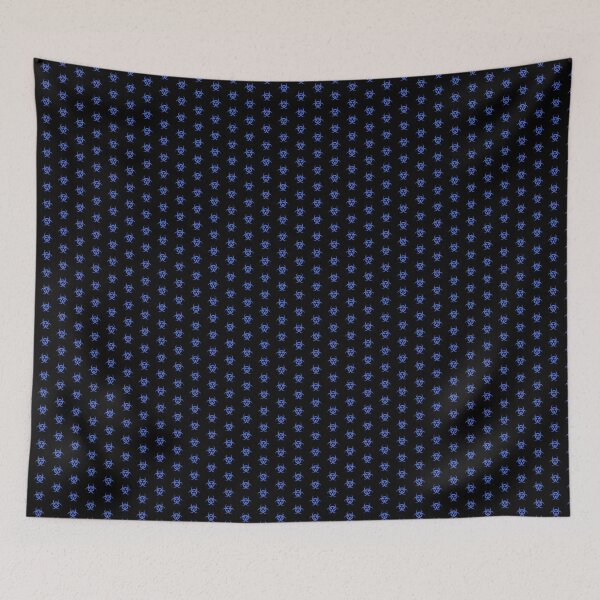 Item preview, Royal Blue Biohazard Warning Sign Alternative Symbol designed and sold by pattern-archive.