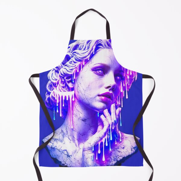 Item preview, Vaporwave Glitch Antiquity - Melting Synthwave Bust designed and sold by A E S T H E T A T A G.