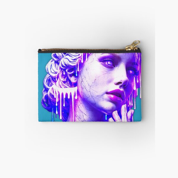 Item preview, Vaporwave Glitch Antiquity - Melting Synthwave Bust designed and sold by A E S T H E T A T A G.
