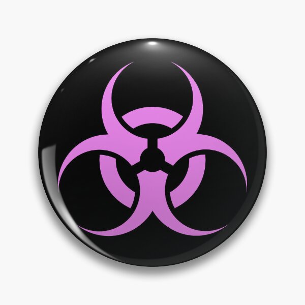 Item preview, Violet Biohazard Warning Sign Alternative Symbol designed and sold by pattern-archive.