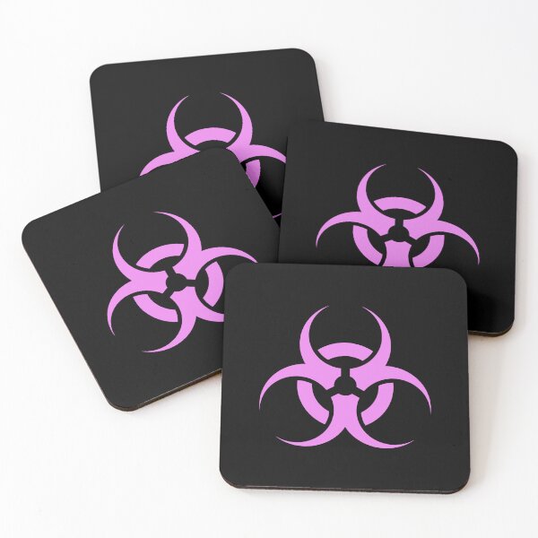Item preview, Violet Biohazard Warning Sign Alternative Symbol designed and sold by pattern-archive.