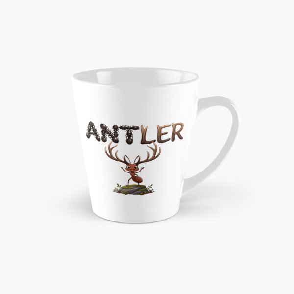 Aperçu de l'œuvre Autocollant ANTler (Fourmi, Cerf, Jeu de mots) créée et vendue par Imaginarium of Chaos falcon88 .