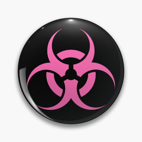 Item preview, Pink Biohazard Warning Sign Alternative Symbol designed and sold by pattern-archive.