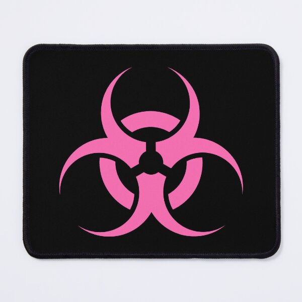 Item preview, Pink Biohazard Warning Sign Alternative Symbol designed and sold by pattern-archive.