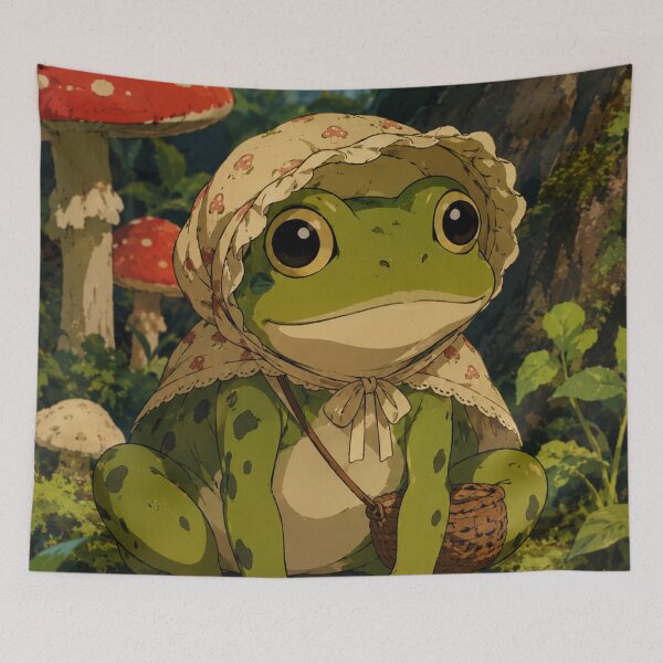 Item preview, Mushroom Cottage Frog designed and sold by bapupa.