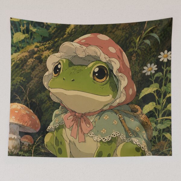 Item preview, Woodland Cottage Frog designed and sold by bapupa.