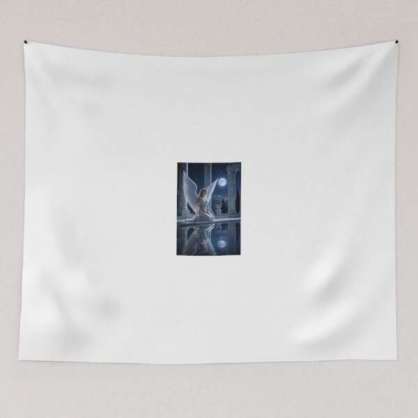 Item preview, Angel in serene moonlight by marble pillars designed and sold by CathryneDelamort.