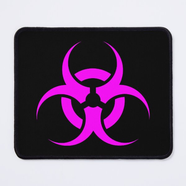 Item preview, Magenta Biohazard Warning Sign Alternative Symbol designed and sold by pattern-archive.