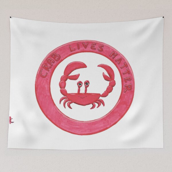 Item preview, Crab Lives Matter Color Marker Hand Drawn designed and sold by BOKEbyTC.