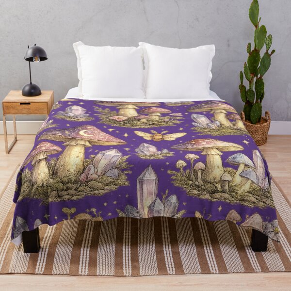 Item preview, Enchanted Magic Mushrooms | Fantasy Woodland Botanical Illustration | Fairycore & Cottagecore Art designed and sold by AvalonTshirts.