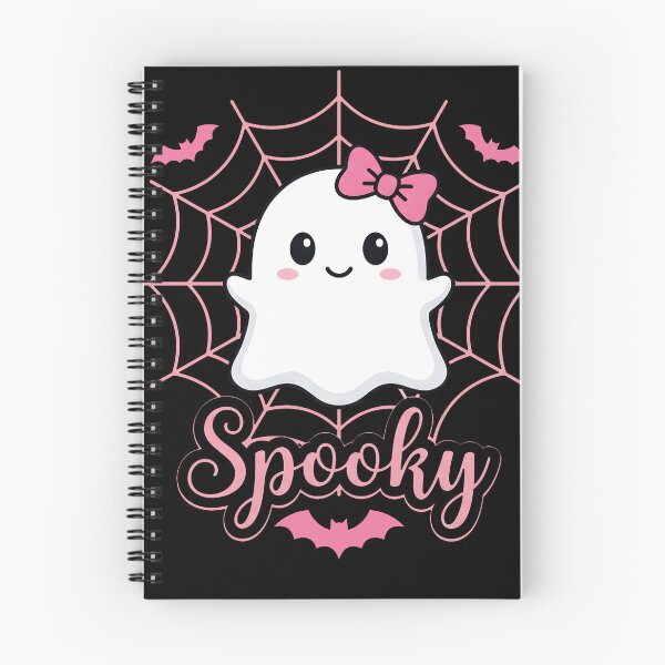 Item preview, Cute Pink Bow Ghost Spooky Halloween | Kawaii Ghost designed and sold by fawzimorsy.
