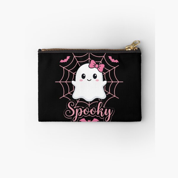 Item preview, Cute Pink Bow Ghost Spooky Halloween | Kawaii Ghost designed and sold by fawzimorsy.