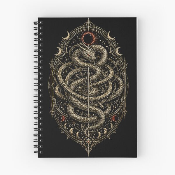 Item preview, Astral Serpent and Golden Astrolabe designed and sold by dmayuscula.