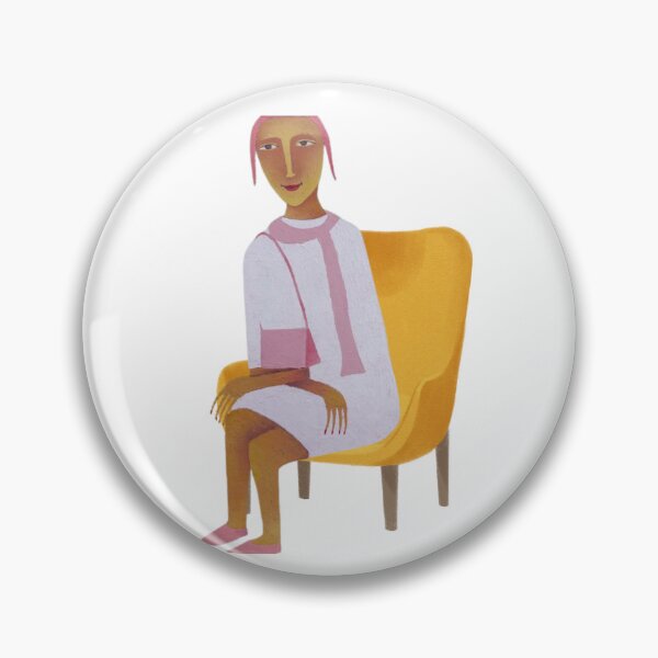 Item preview, The Lady With A Pink Scarf designed and sold by Jetbrains.