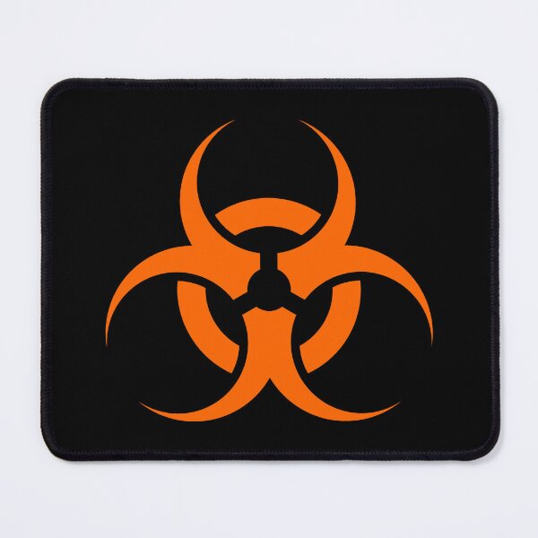 Item preview, Orange Biohazard Warning Sign Alternative Symbol designed and sold by pattern-archive.