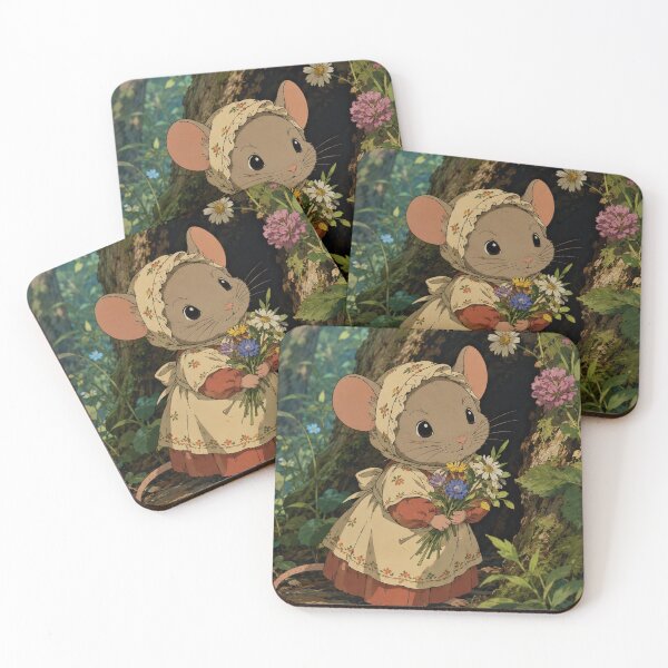 Item preview, Cottage Mice With Flowers designed and sold by bapupa.