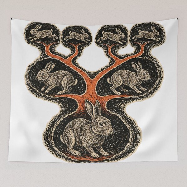 Item preview, Fork-Bomb Rabbits – Linux Process Replication Design designed and sold by yagniikd-.