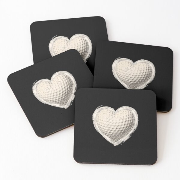 Item preview, Golf Ball Heart Golfer  designed and sold by dudelinart.