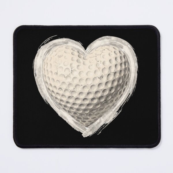 Item preview, Golf Ball Heart Golfer designed and sold by dudelinart.