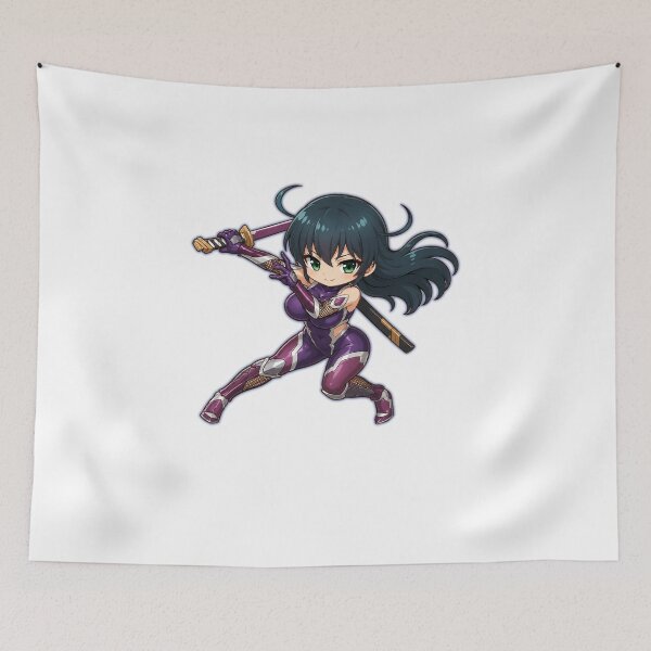 Item preview, Igawa Asagi Taimanin Ninja Chibi Anime artwork digital hand draw design designed and sold by sabartgunpla.