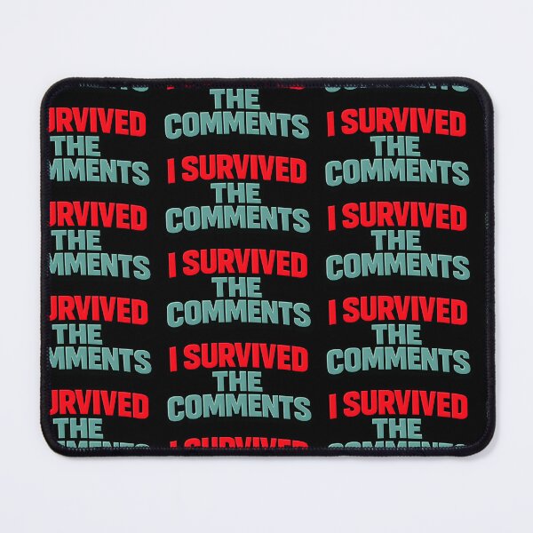 Item preview, I Survived The Comments Funny Internet Typography designed and sold by TeeTimeTreasure.