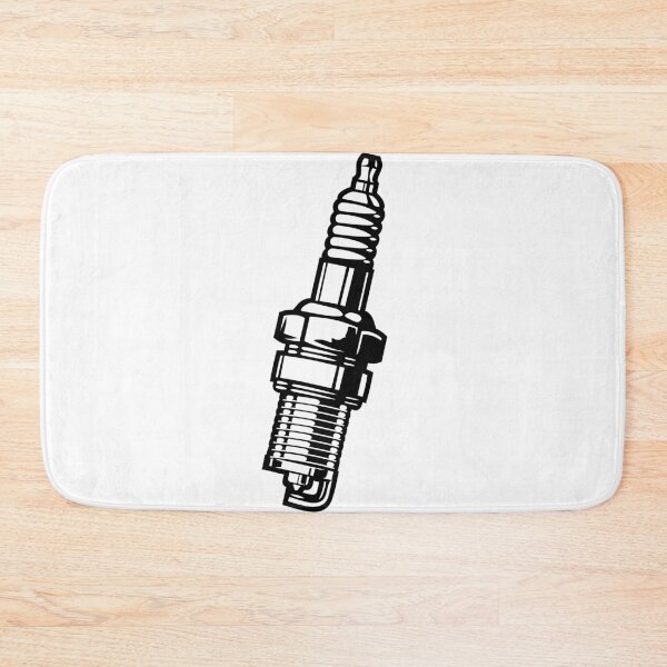 Item preview, Minimalist Spark Plug Illustration – Classic Automotive Mechanic Garage Art for Car Enthusiasts, Engine Lovers, Racing Fans, and Vintage Workshop Style Design designed and sold by Tachtache.