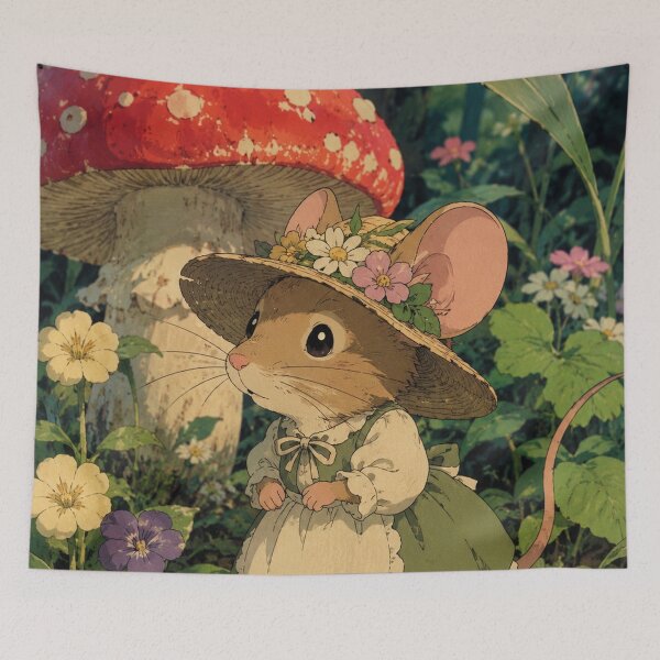 Item preview, Mushroom Cottage Mice designed and sold by bapupa.